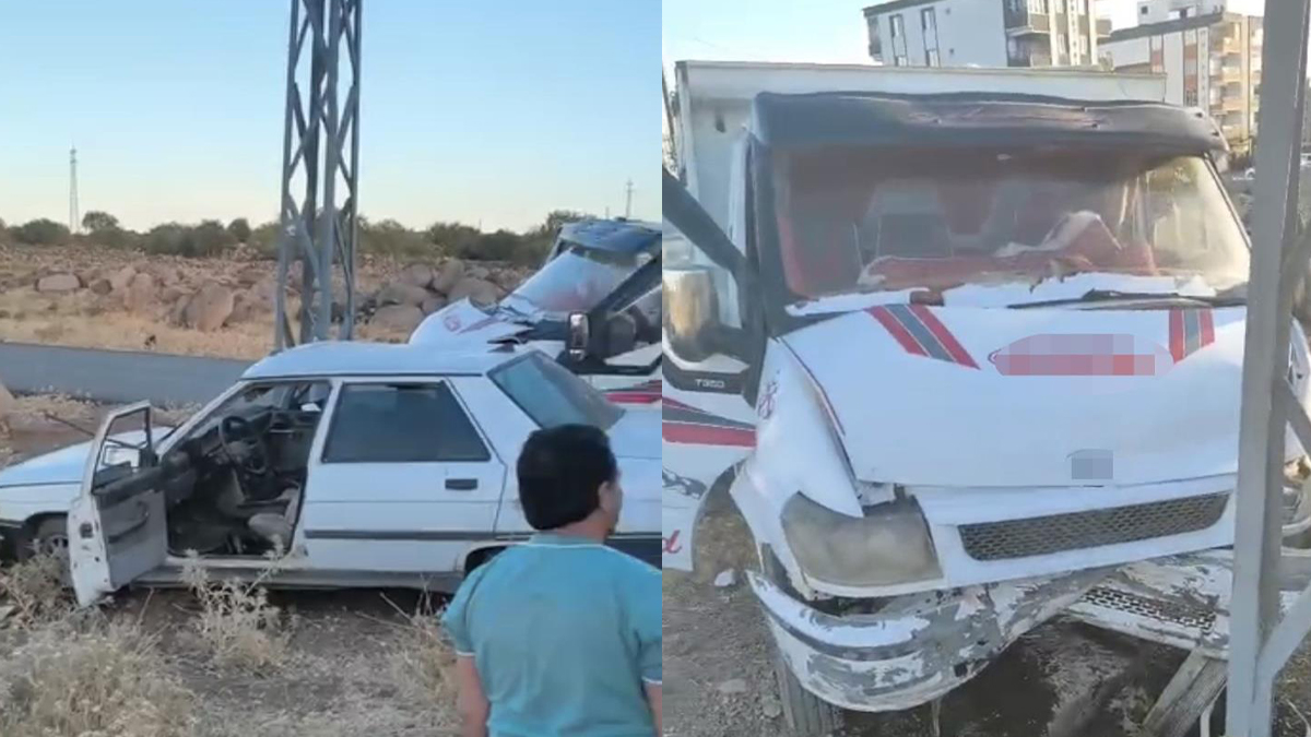 Şanlıurfa'da otomobil ile kamyonet çarpıştı: Yaralılar var