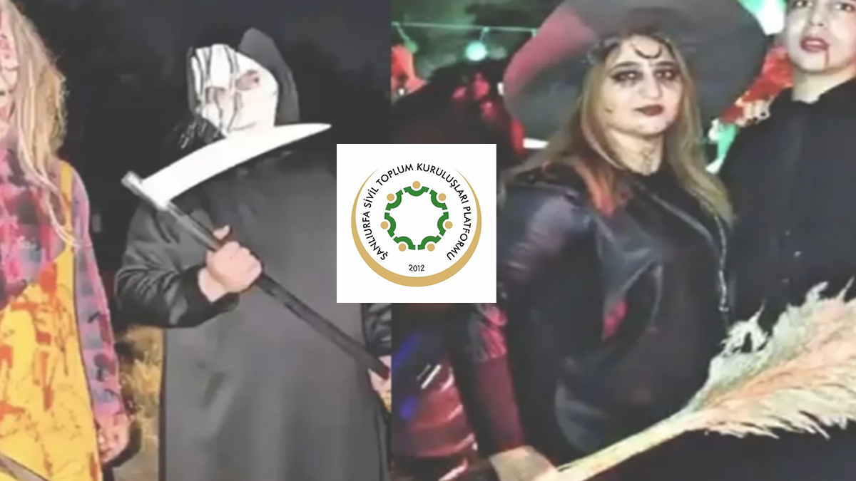 Şanlıurfa’da Cadılar Bayramı etkinliği STK’lardan tepki topladı!