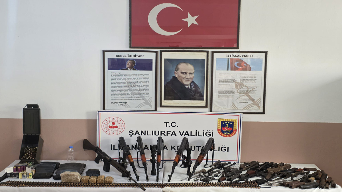 Şanlıurfa’da jandarmadan ruhsatsız silah operasyonu: 2 gözaltı