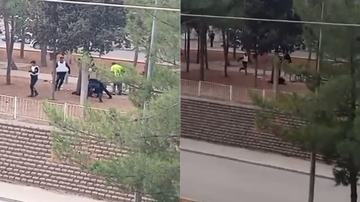 Gaziantep’te karısını öldüren zanlının vurularak yakalanma anı kamerada