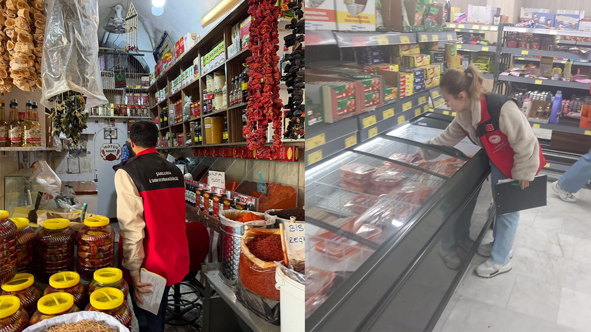 Gıda zehirlenmelerine karşı Şanlıurfa'da denetim seferberliği!