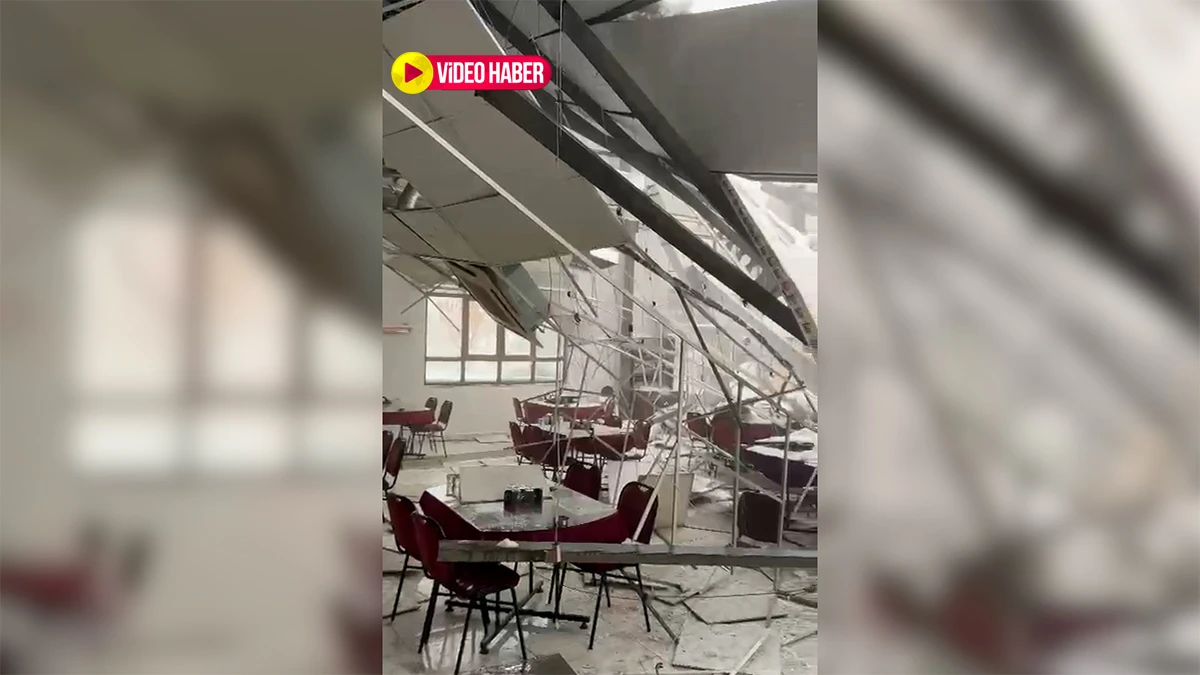 Şanlıurfa kara teslim oldu: Çok sayıda iş yerinin çatısı çöktü