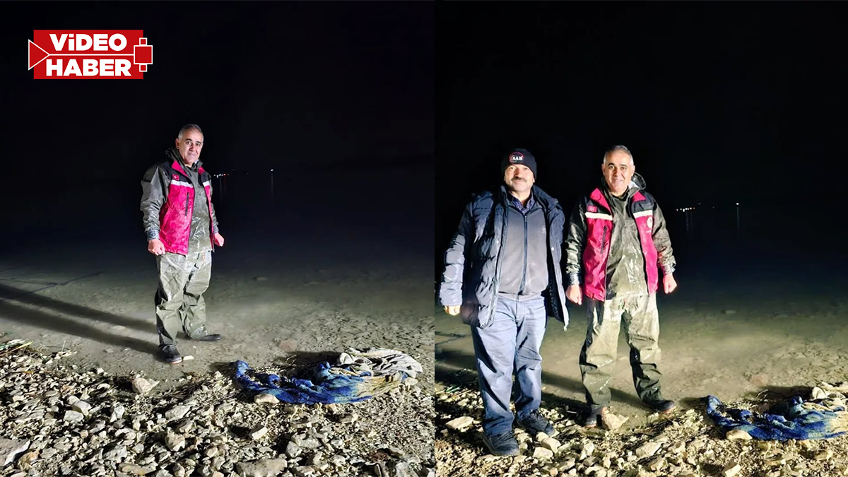 Atatürk Barajı'nda kaçak avcılığa darbe! Metrelerce ağ yakalandı