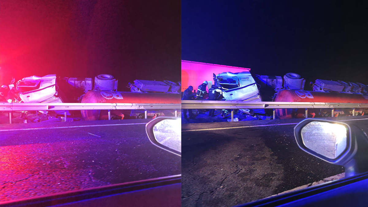 Şanlıurfa'da yakıt yüklü tır devrildi: Sürücü hayatını kaybetti...