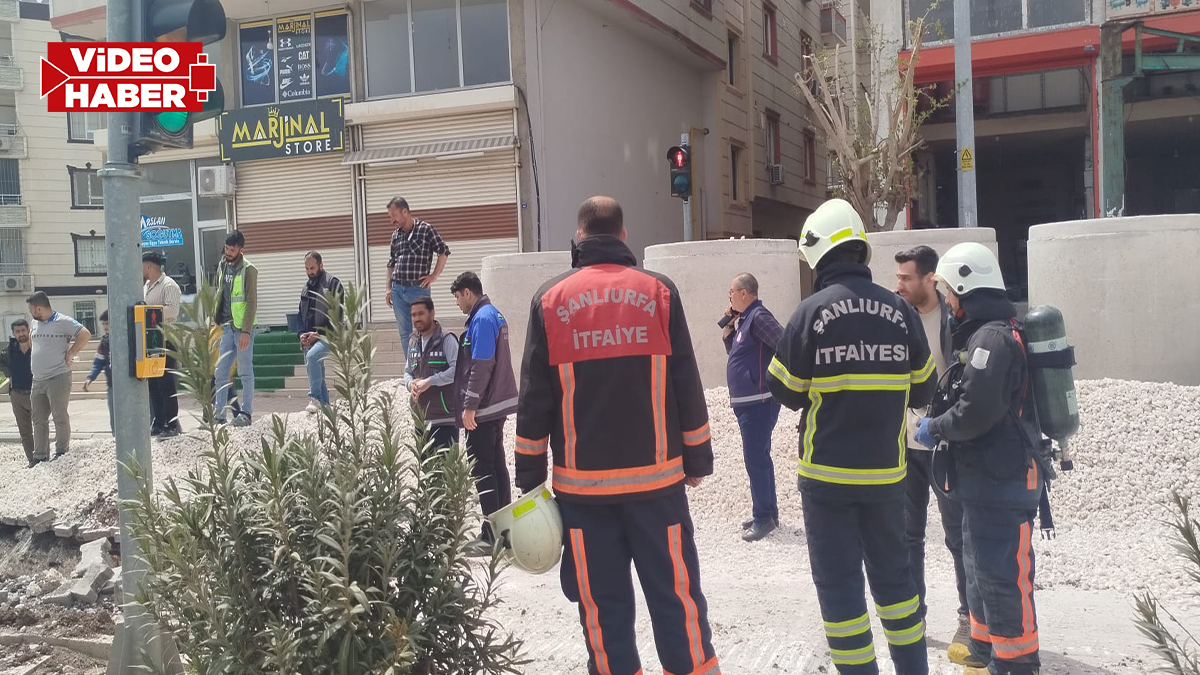 Şanlıurfa’da mahallede korku dolu anlar
