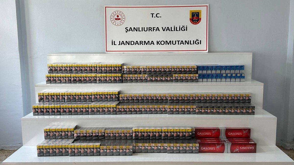 Şanlıurfa’da binlerce gümrük kaçağı ürün ele geçirildi!