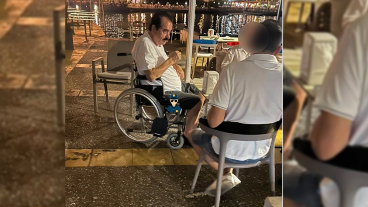 Şanlıurfalı ünlü sanatçı Çeşme'de görüntülendi