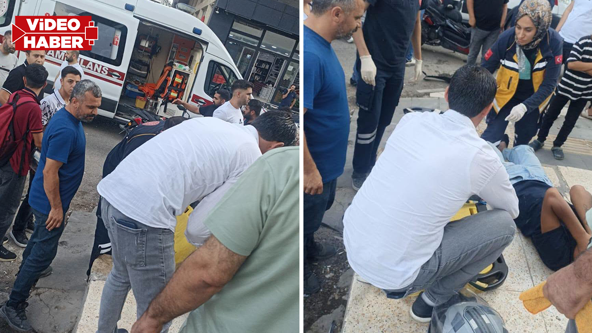 Şanlıurfa'da otomobil ile motosiklet çarpıştı: Yaralı var!