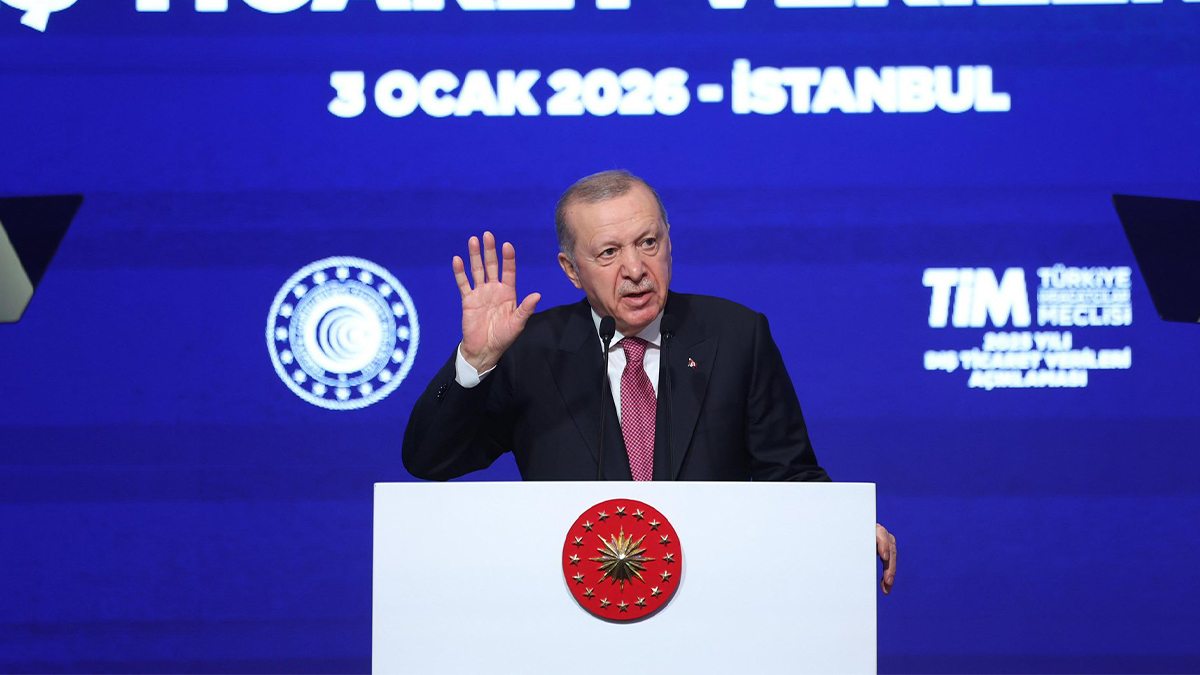 Cumhurbaşkanı Erdoğan: 2025'te ihracat rekoru kırıldı