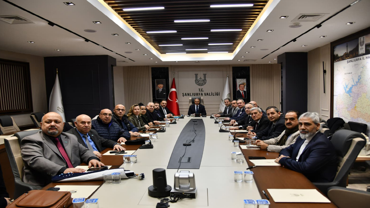 TİMBİR heyetinden Şanlıurfa Valisi Hasan Şıldak’a ziyaret