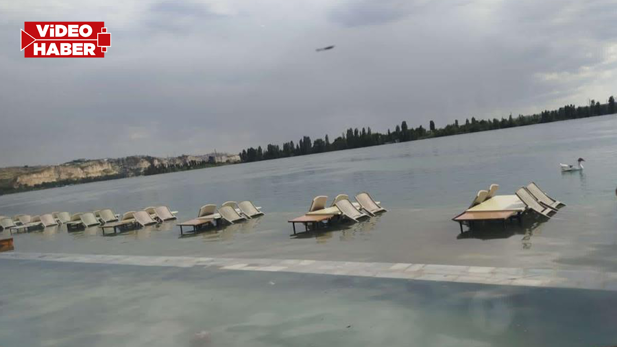 Baraj kapakları açıldı, Fırat Nehri taştı: İşletmeler su altında kaldı