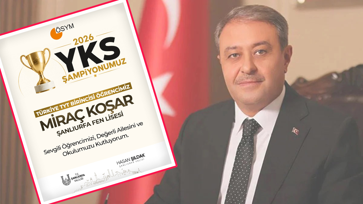 Şanlıurfa’dan gururlandıran başarı! Vali Şıldak'tan tebrik mesajı...