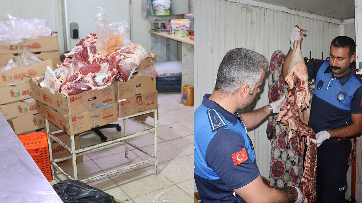 Şanlıurfa'da zabıta skandalı ortaya çıkardı: Tam 315 kilo bozuk et...