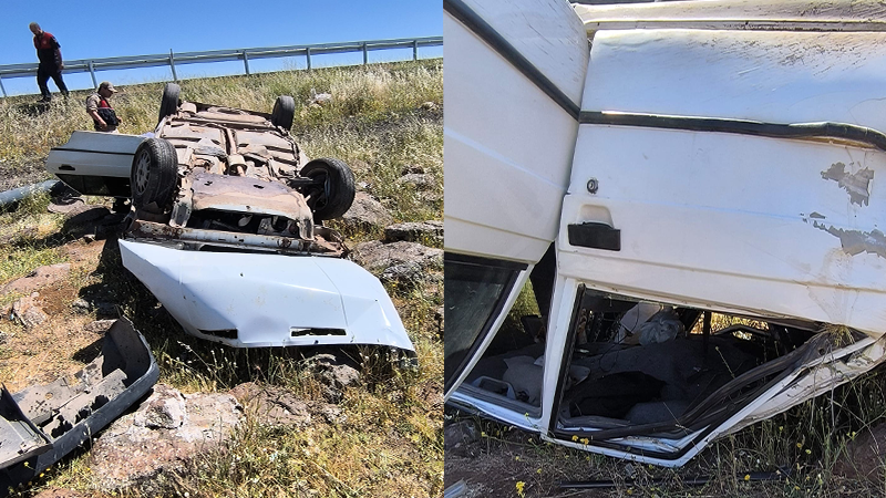 Şanlıurfa'da otomobil devrilip takla attı: Yaralı var
