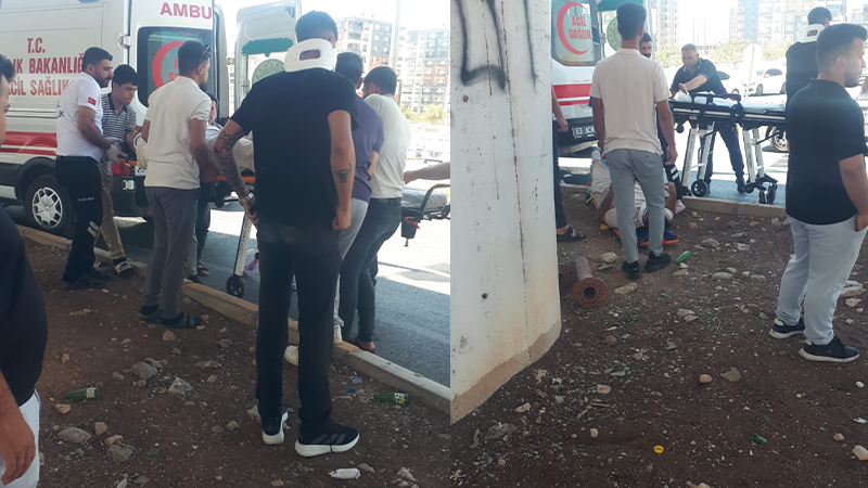 Şanlıurfa'da motosiklet ve otomobil çarpıştı: Yaralı var