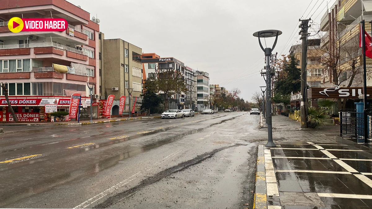 Şanlıurfa'da yağmur etkili oluyor!