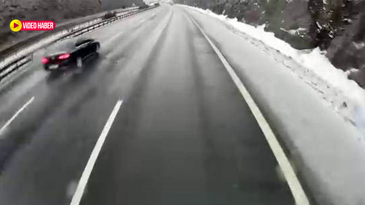 Şanlıurfa'da gizli buzlanma kazaya neden oldu: Araç duvara çarpıp alev aldı