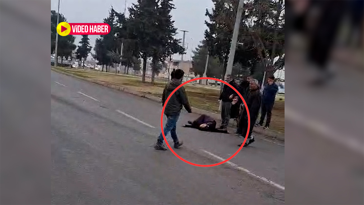 Şanlıurfa'da şaşkına çeviren görüntü: Genç kadın araçların önüne atladı