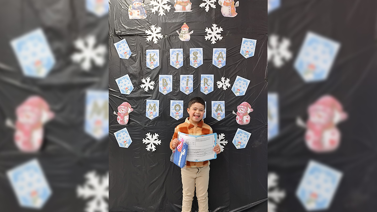 Şanlıurfa’da kaynaştırma öğrencisi Muhammed’in karne heyecanı!