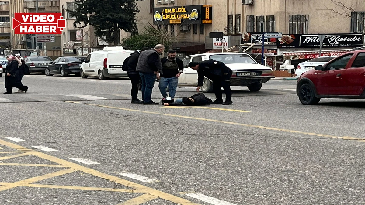 Şanlıurfa'da kaza yapan motosiklet sürücüsü yola savruldu!