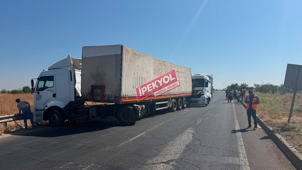 Şanlıurfa'da korkutan kaza: İki tır çarpıştı!