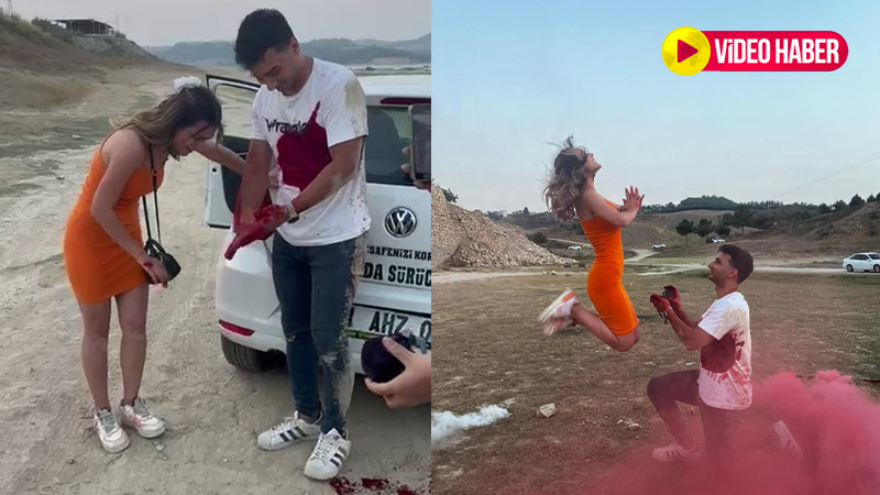 Adana’da tiyatro gibi evlilik teklifi! Perde karakolda kapandı