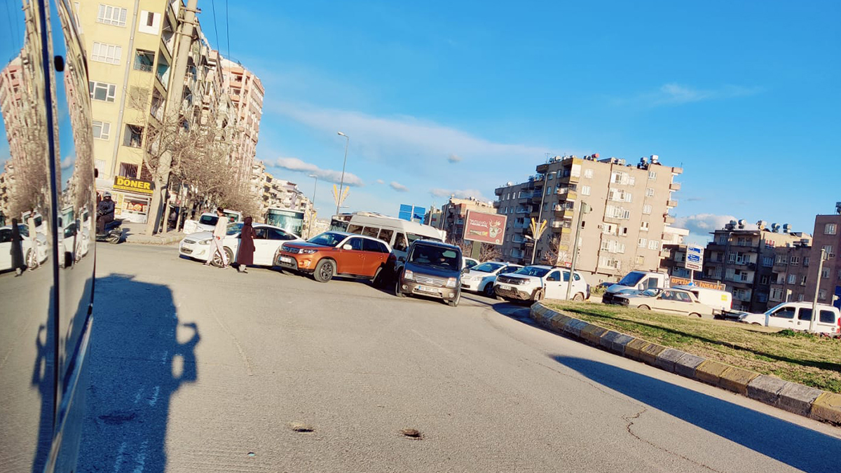 Şanlıurfa’da maddi hasarlı kaza!