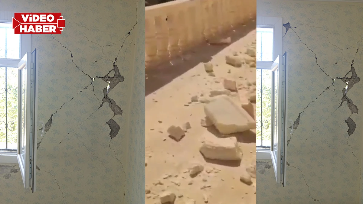 Şanlıurfa’yı sarsan deprem sonrası kırsalda hasar: Duvarlarda çatlaklar oluştu