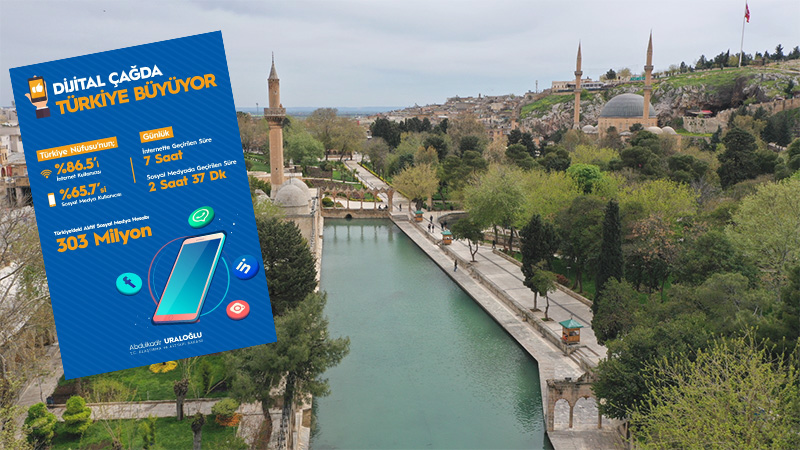 Türkiye’nin internet kullanımı yükseliyor...Şanlıurfa’da ise sahte hesaplar
