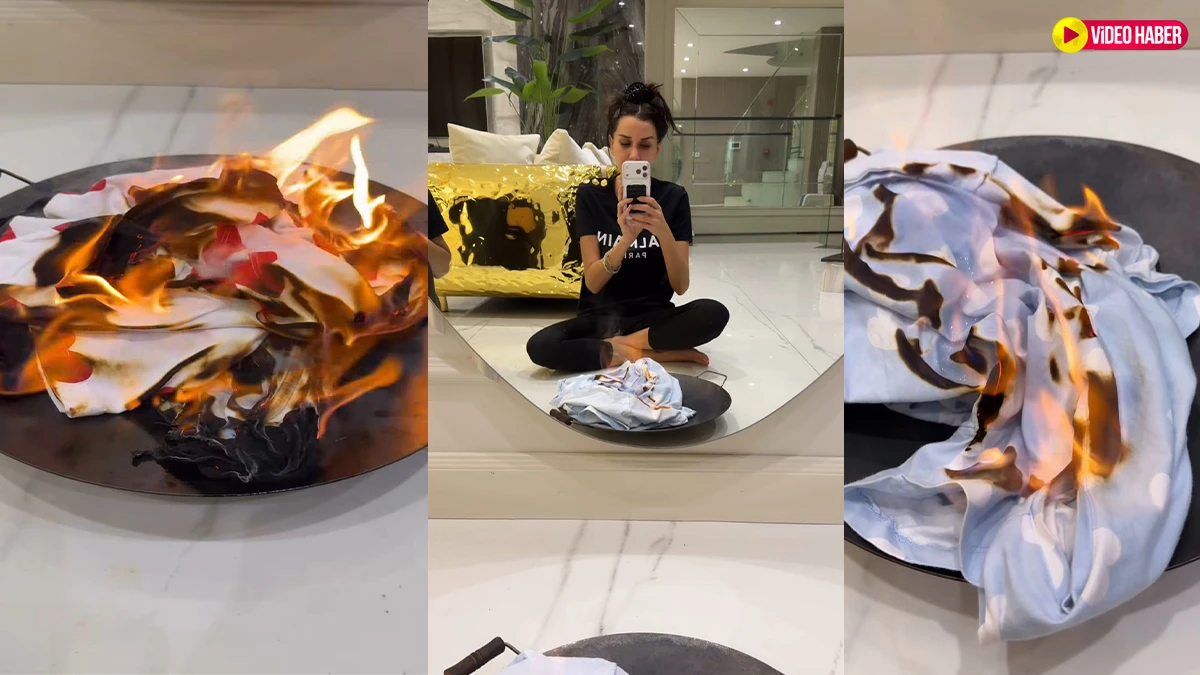 Mahkeme ertelendi: Dilan Polat pijamalarını ateşe verdi