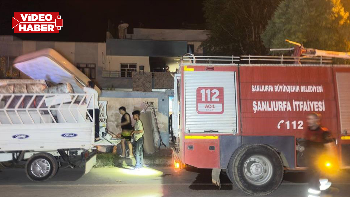 Şanlıurfa'da yükselen alevler mahalleliyi sokağa döktü
