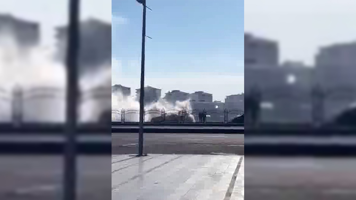 Diyarbakır-Şanlıurfa yolunda araç alev aldı!