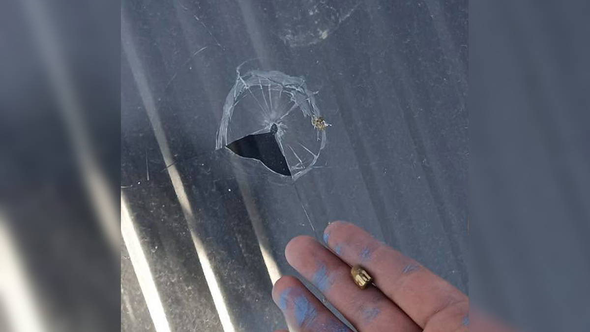 Şanlıurfa’da tehlikenin böylesi! Yorgun mermi evin damına düştü