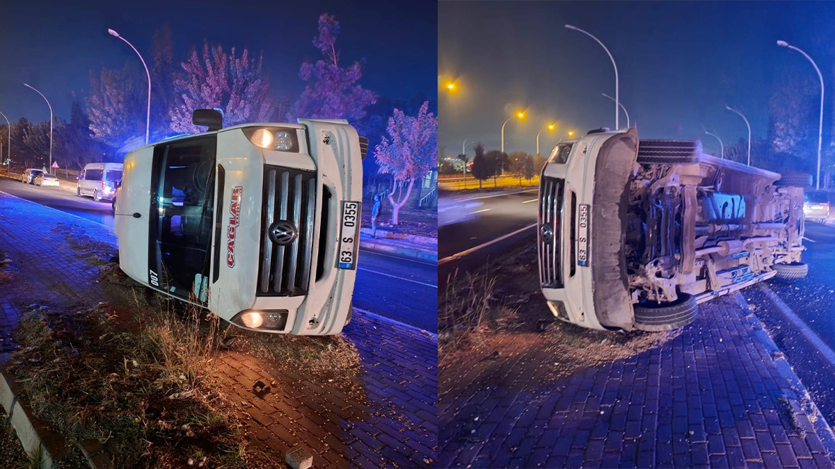 Şanlıurfa'da minibüs devrildi: Çok sayıda kişi yaralandı!