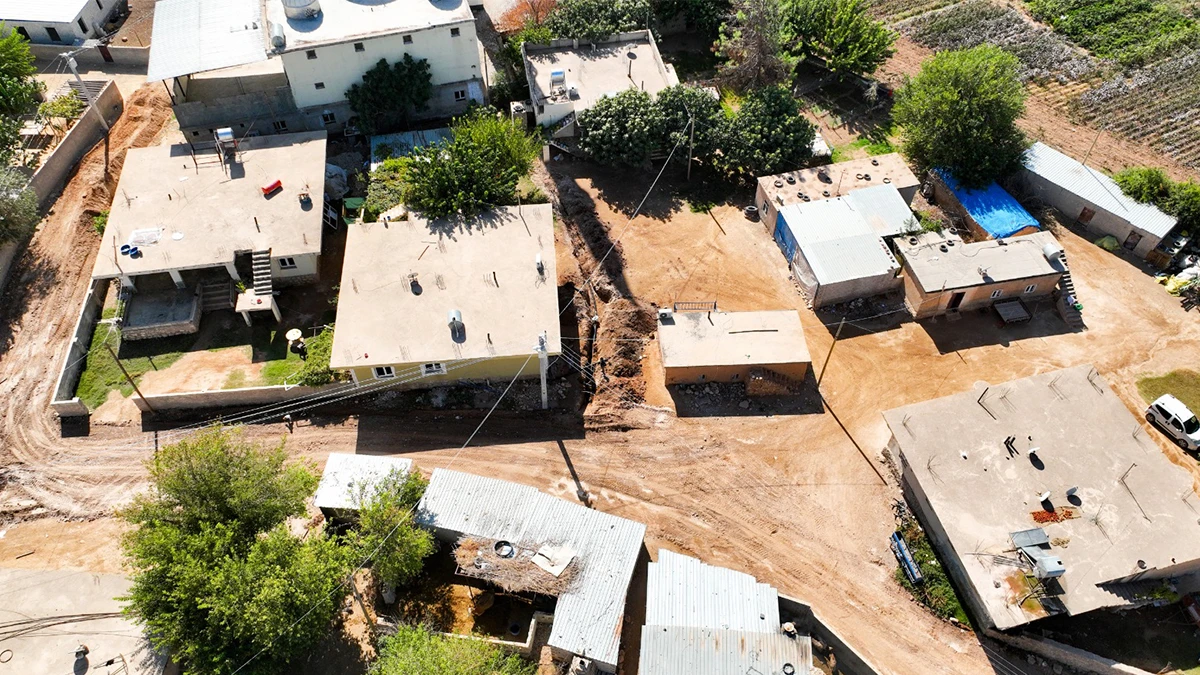 Harran'da kanalizasyon hattı çalışmaları başladı!