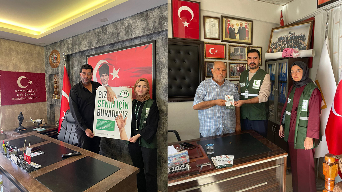 Şanlıurfa YEDAM’dan muhtarlara bağımlılıkla mücadele ziyareti