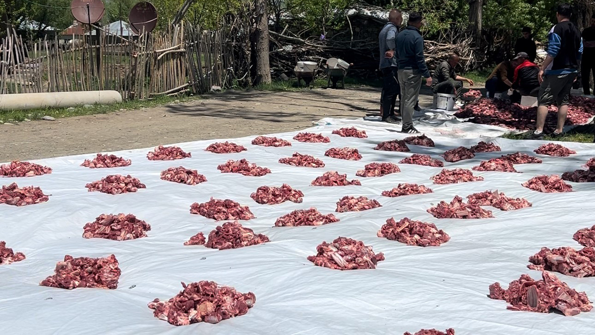 Bayramın en güzel dayanışma hali! Her haneye eşit şekilde ulaştı