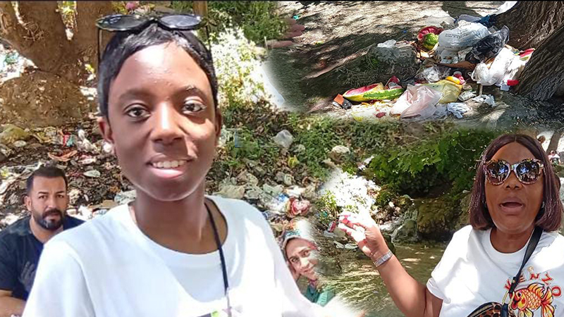 Şanlıurfa'da doğal güzellik çöp doldu! Ugandalı turistler bile şaşırdı