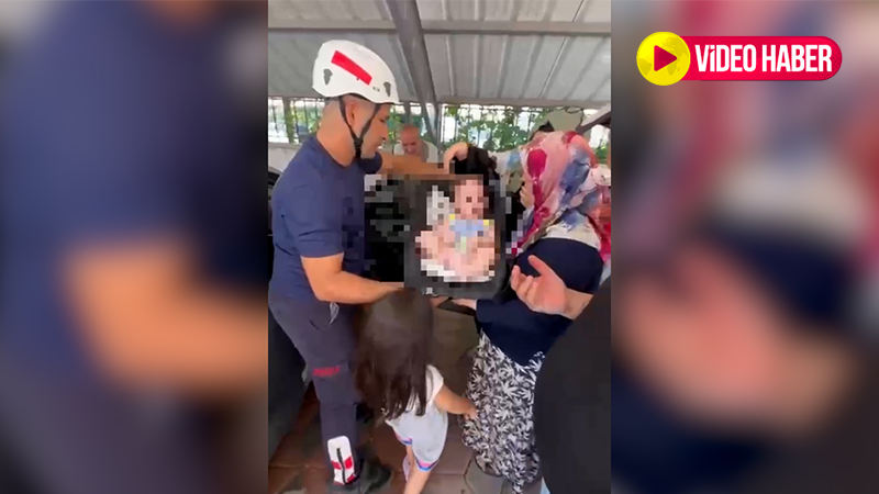 Şanlıurfa'da bebek otomobilde mahsur kaldı! İmdadına ekipler yetişti