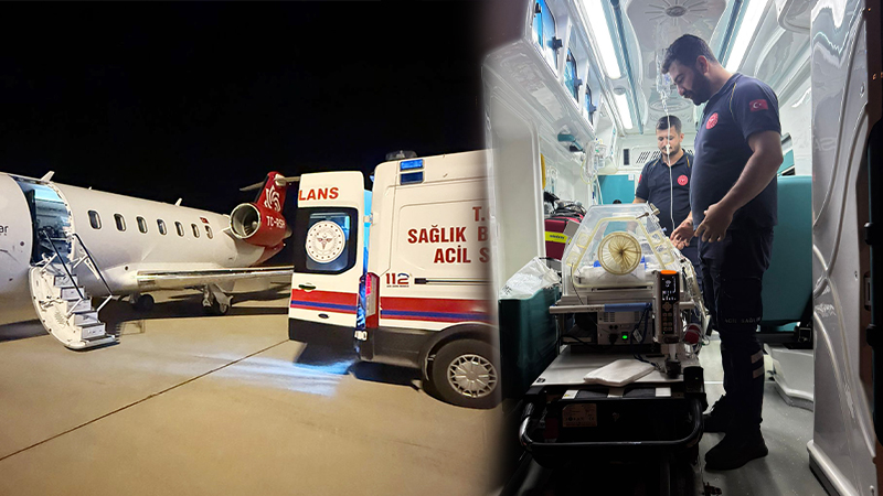 Şanlıurfa’dan İstanbul’a umut yolculuğu! Zehra bebek için uçak havalandı