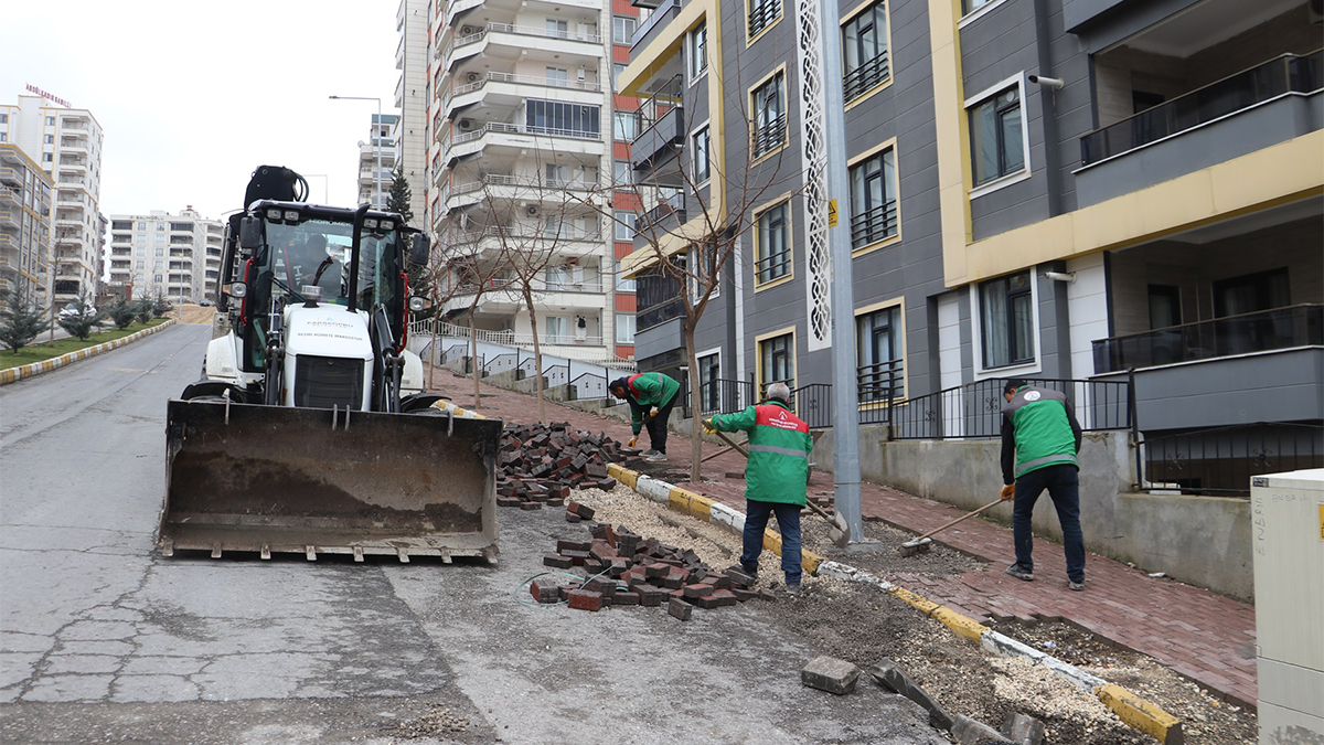 Karaköprü’de yağışın izleri siliniyor