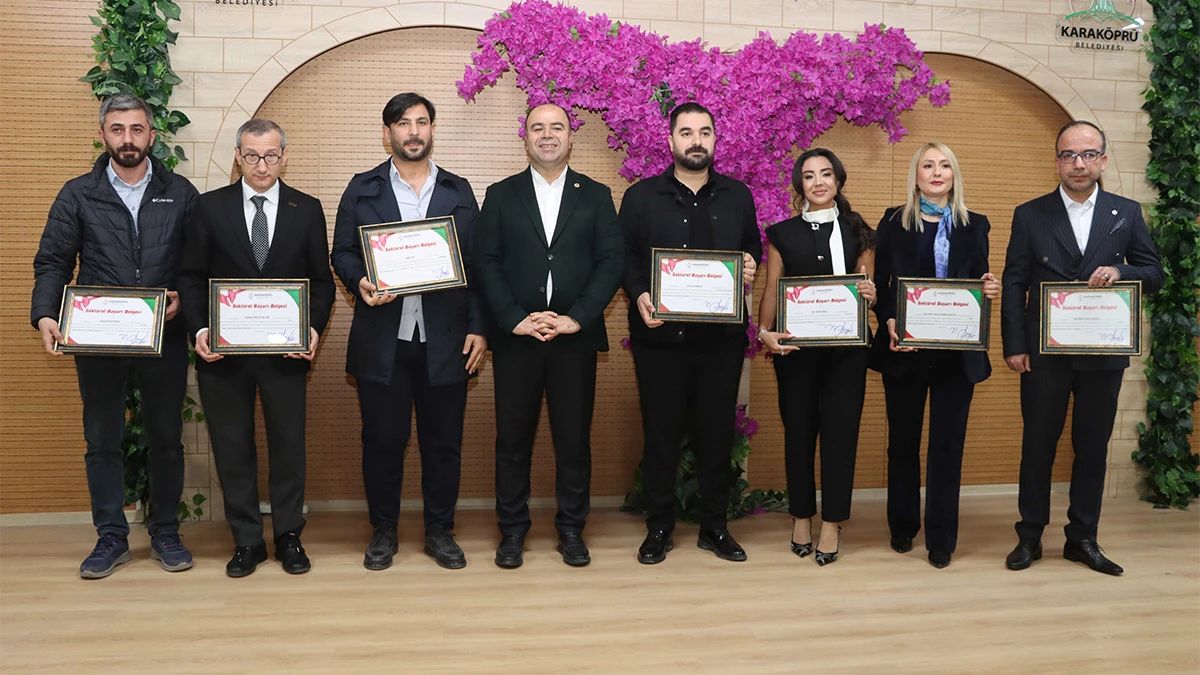 Karaköprü’de 66 esnaf gurur günü yaşadı