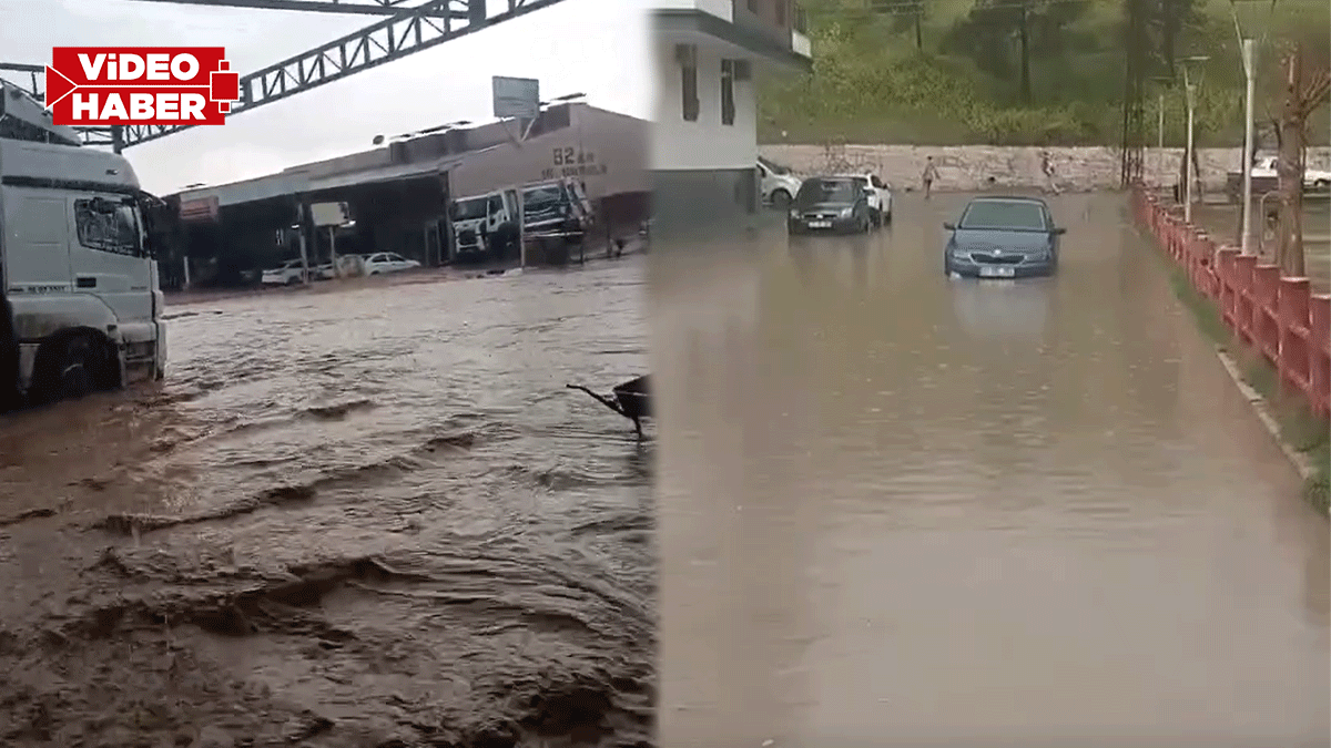 Şanlıurfa'da sağanak ve dolu hayatı felç etti! Cadde ve iş yerleri sular altında kaldı