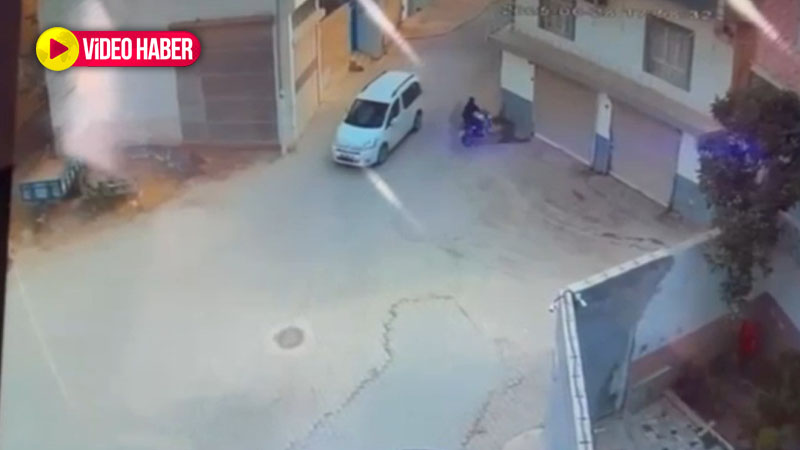 Şanlıurfa’da feci kaza kamerada! Kurtulmak isterken duvara çarptı