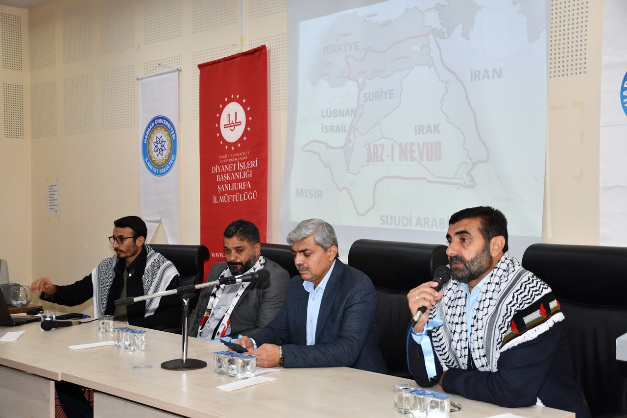 Gazze Paneli... Küresel Sumud Filosu aktivistleri Şanlıurfa'da konuştu