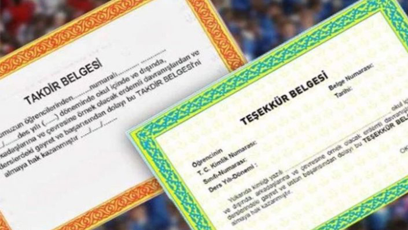 Bu öğrencilerin takdir ve teşekkür belgeleri iptal edildi!