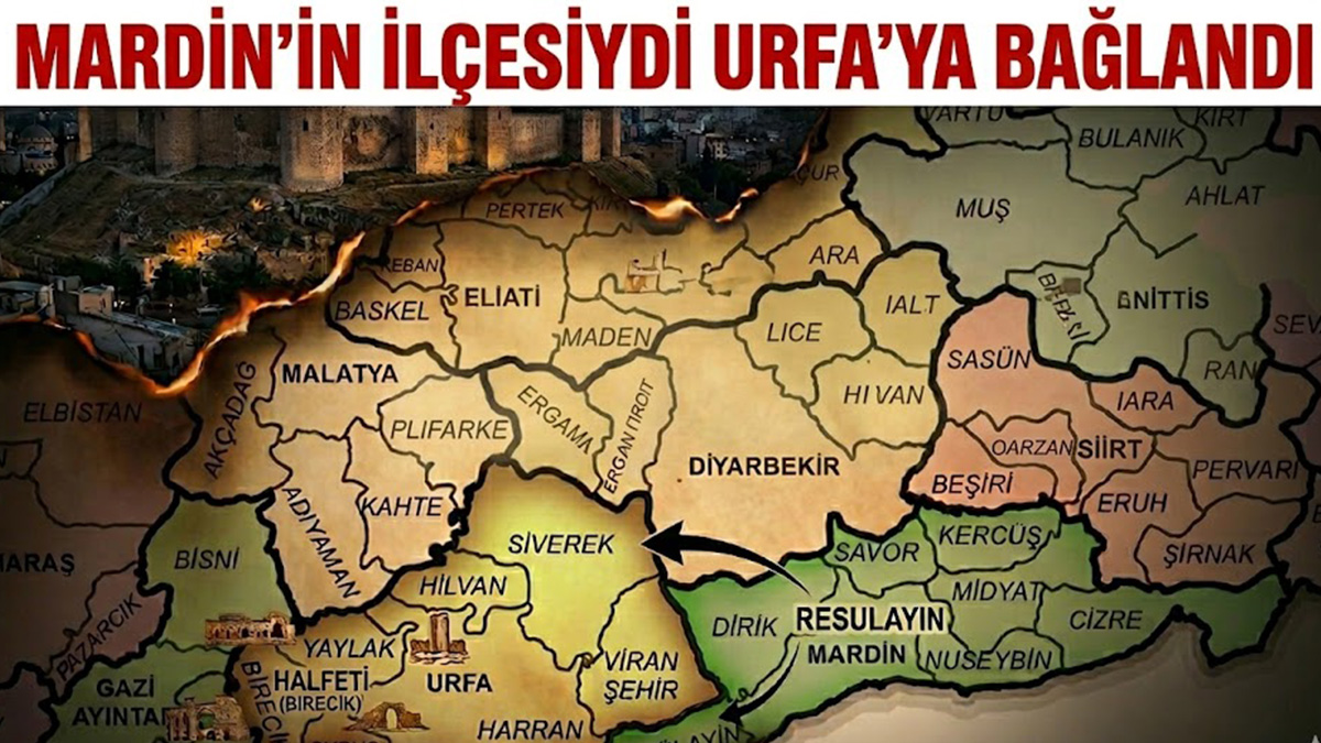 Bugünkü Urfa ile alakası yok! Haritayı gören "burası neresi" diyor