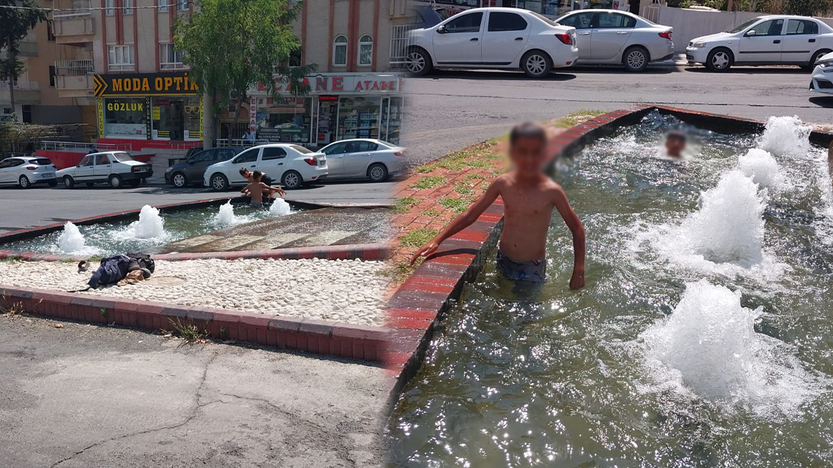 Şanlıurfa sıcaklarında çocukları bekleyen büyük tehlike