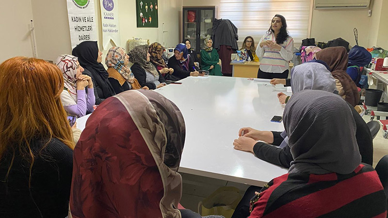 Büyükşehir Belediyesi kadınlara yönelik eğitim ve destek çalışmalarını sürdürüyor