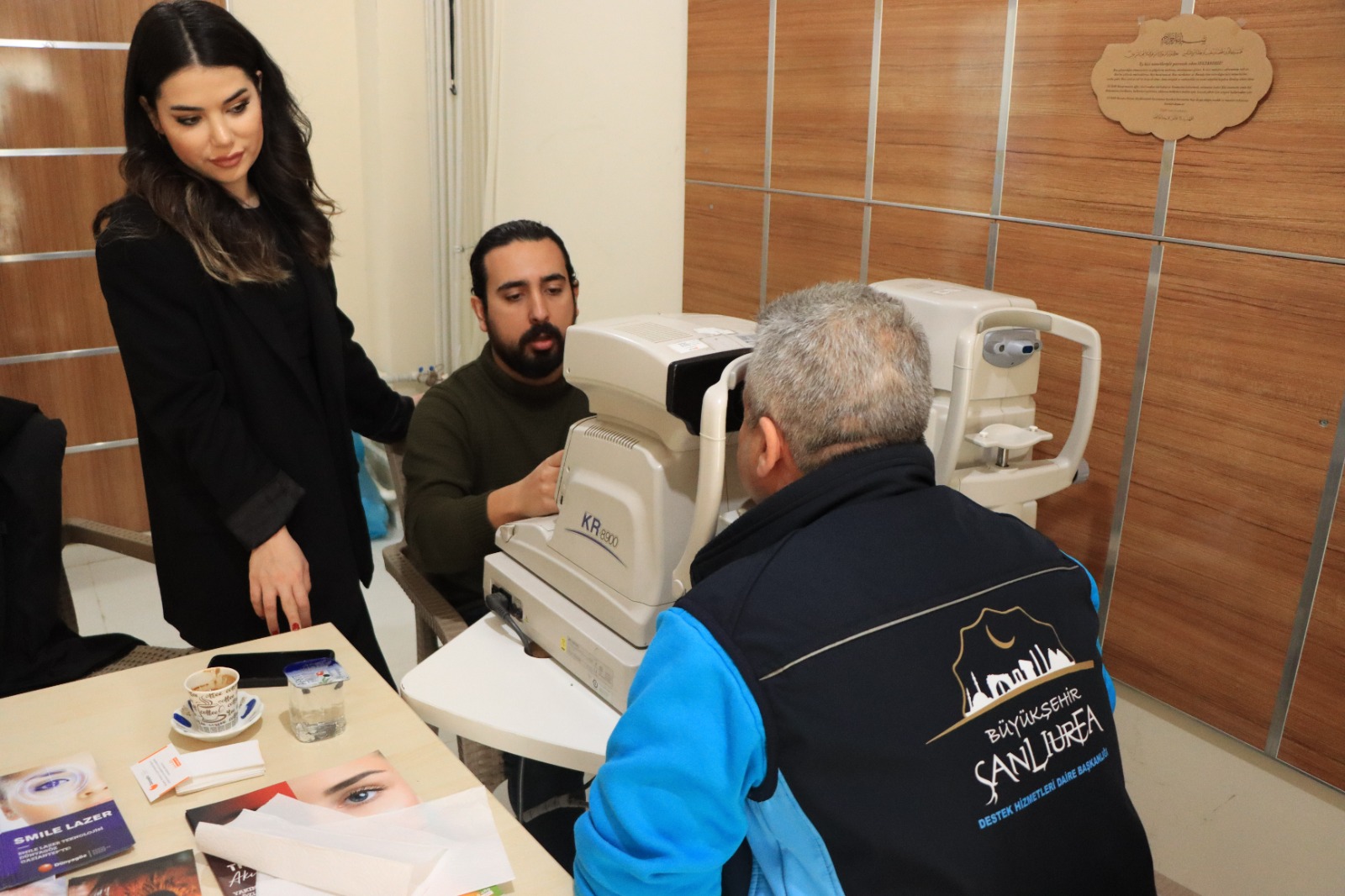 Şanlıurfa’da personele göz taraması